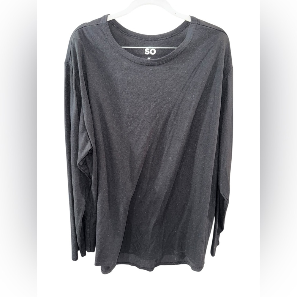 ✨ 5/$30 ✨ SO Classic Black Long Sleeve Top